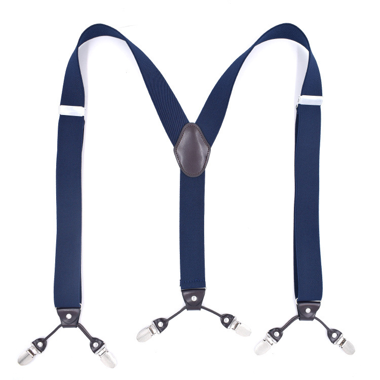 Dây đai đeo quần nam bản 3.5cm 2 kẹp MF02