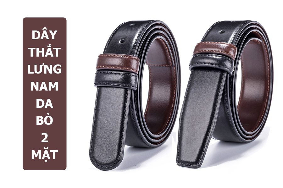 Dây thắt lưng nam bản 2.9cm khóa lỗ D2M2900