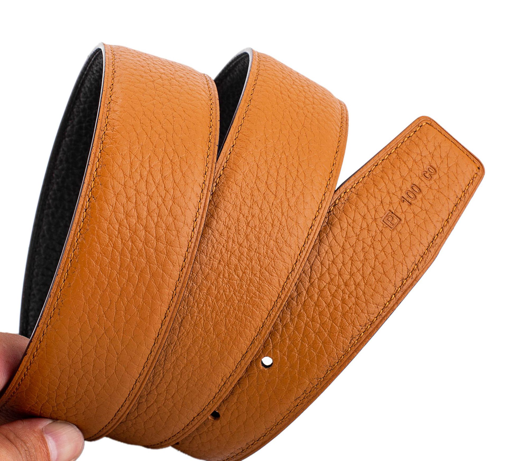 Dây thắt lưng da bò 2 mặt cao cấp KL3408