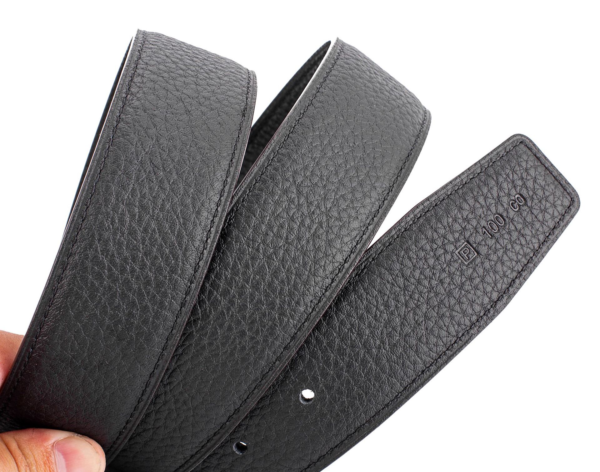 Dây thắt lưng da bò 2 mặt cao cấp KL3408