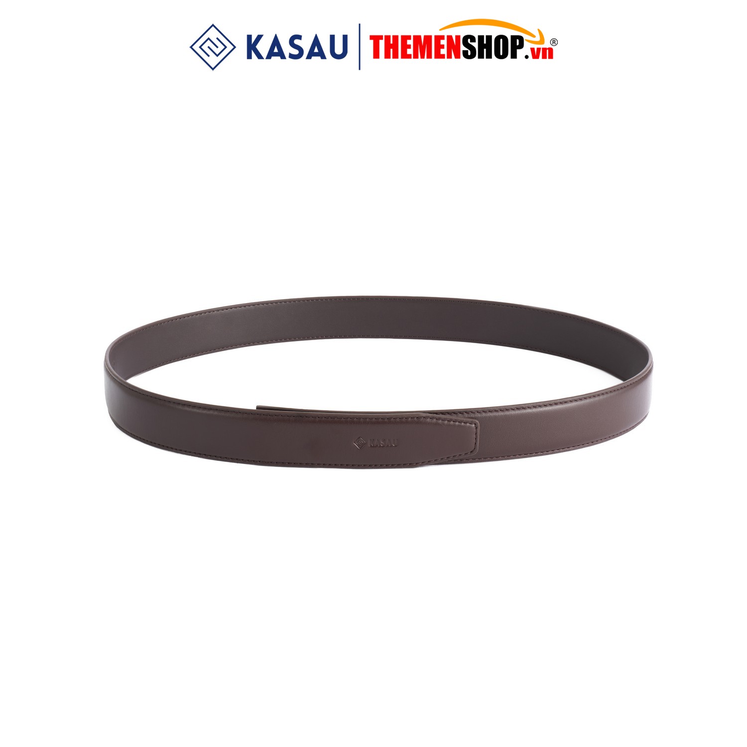 Dây thắt lưng nam không mặt hiệu KASAU - Khóa tự động 3.5cm - DKS01TD35