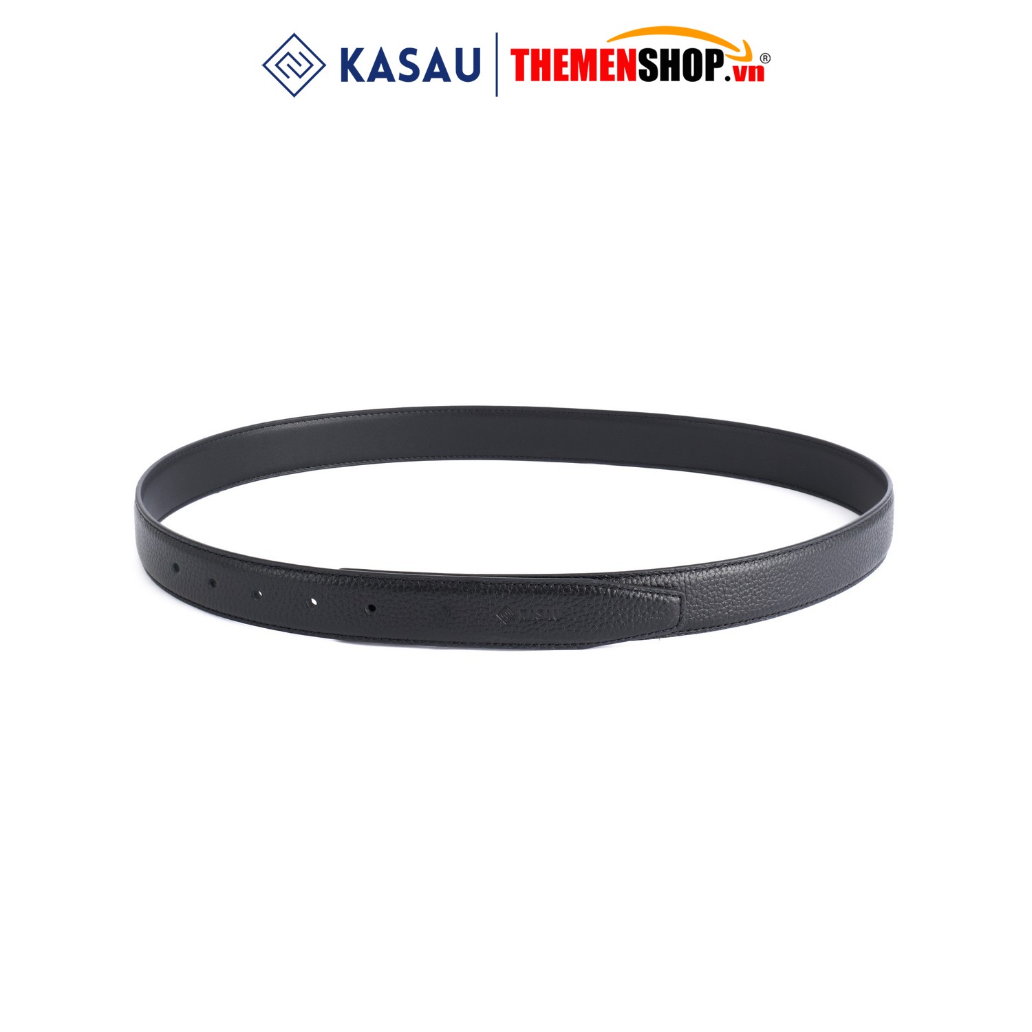 Thắt lưng nam không mặt hiệu KASAU - Khóa lỗ 3.1cm - DKS02KL31
