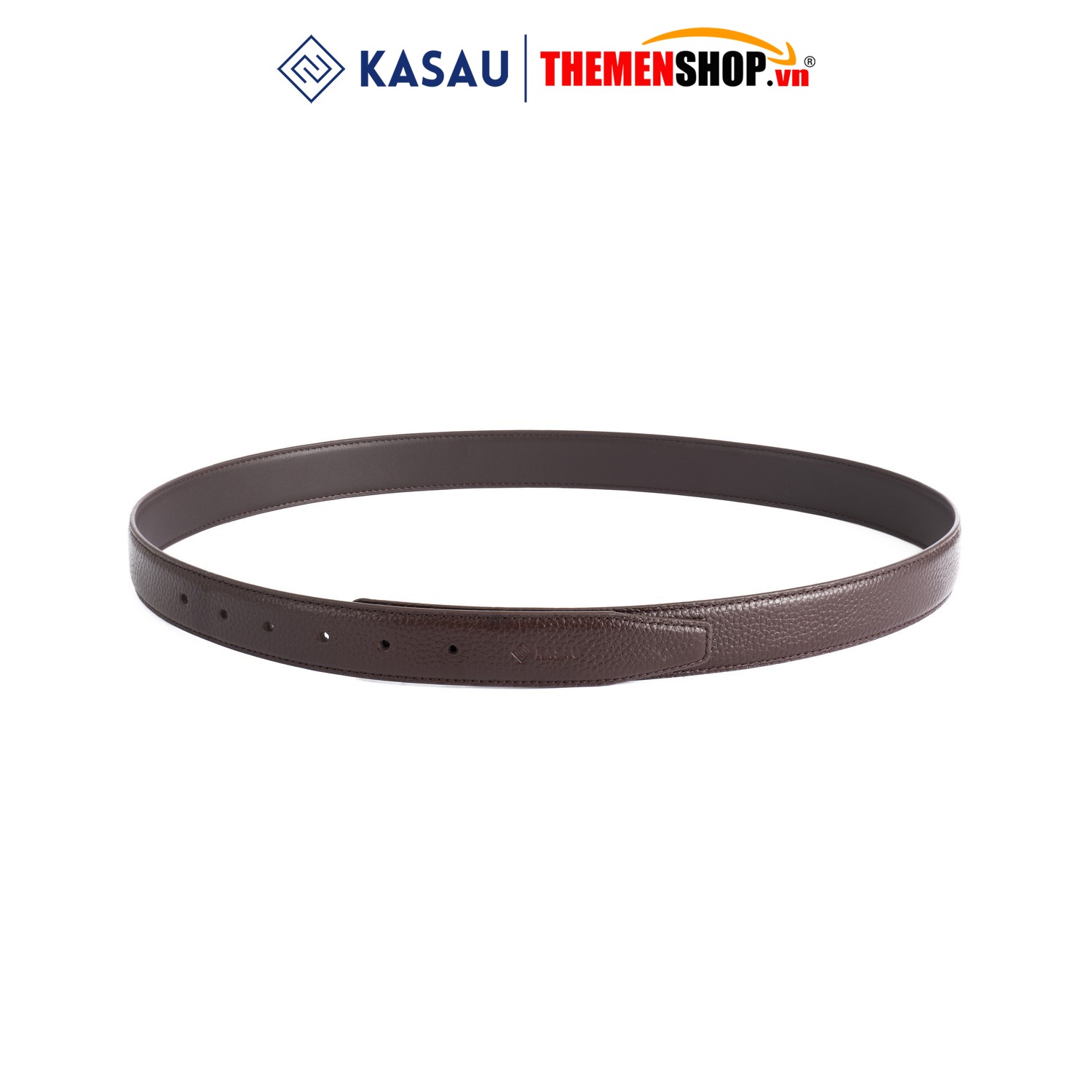 Thắt lưng nam không mặt hiệu KASAU - Khóa lỗ 3.1cm - DKS02KL31