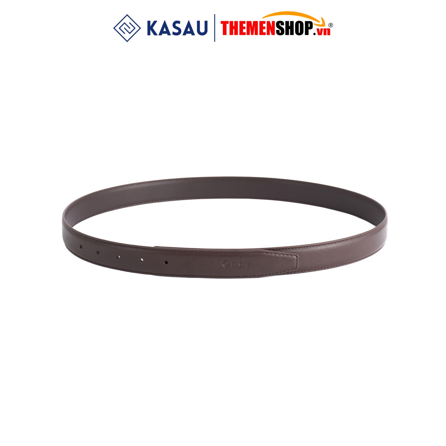 Dây nịt nam không mặt hiệu KASAU - Khóa lỗ 2.9cm - DKS03KL29