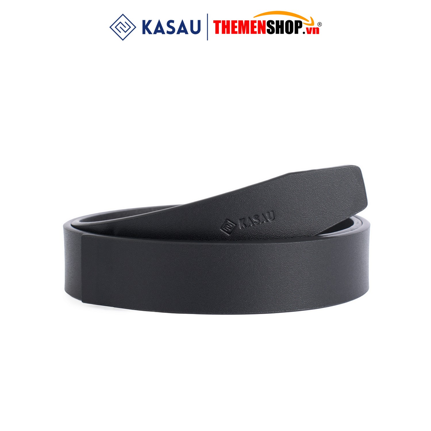 Dây thắt lưng không mặt hiệu KASAU - Khóa lỗ 3.4cm - DKS05KL34
