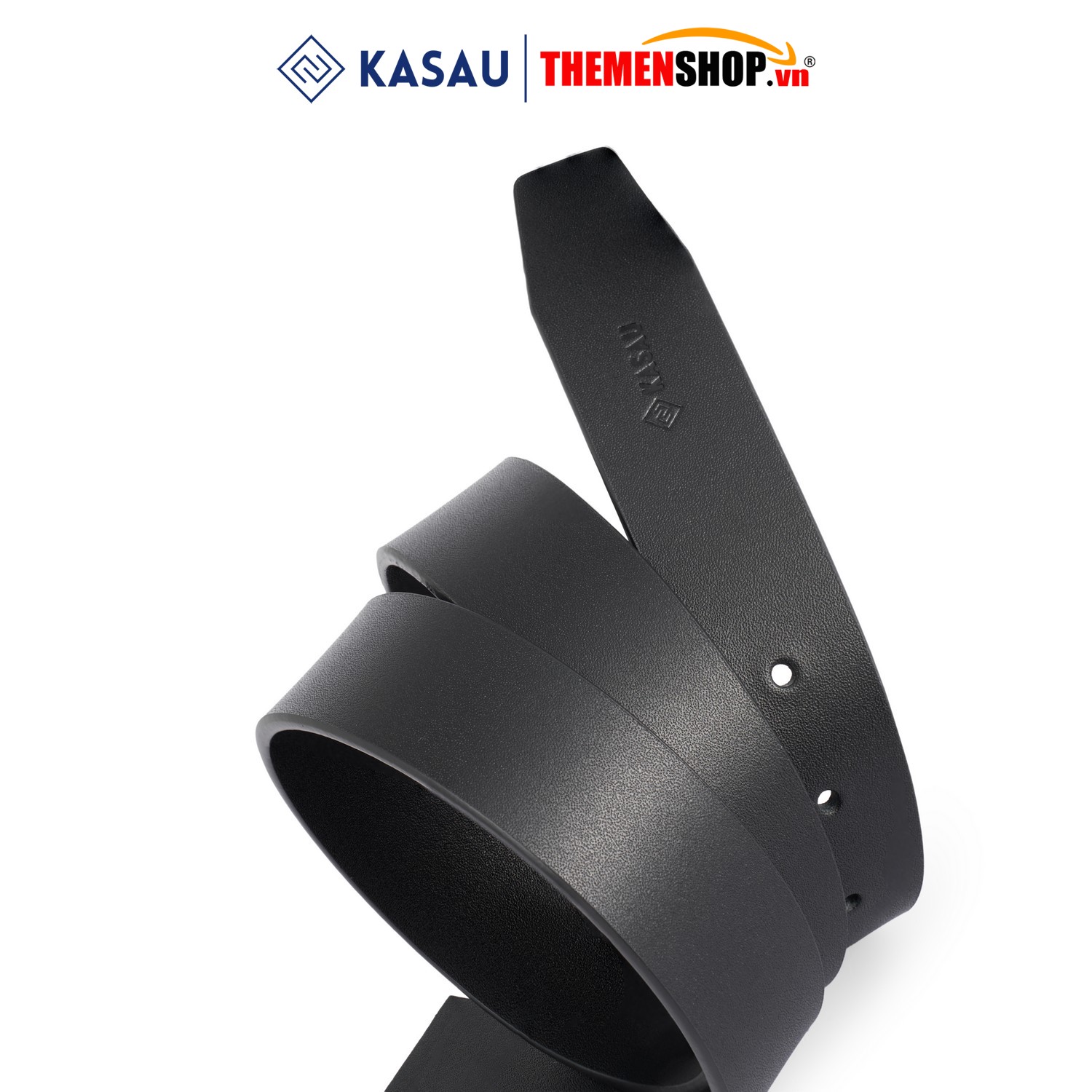 Dây thắt lưng không mặt hiệu KASAU - Khóa lỗ 3.4cm - DKS05KL34