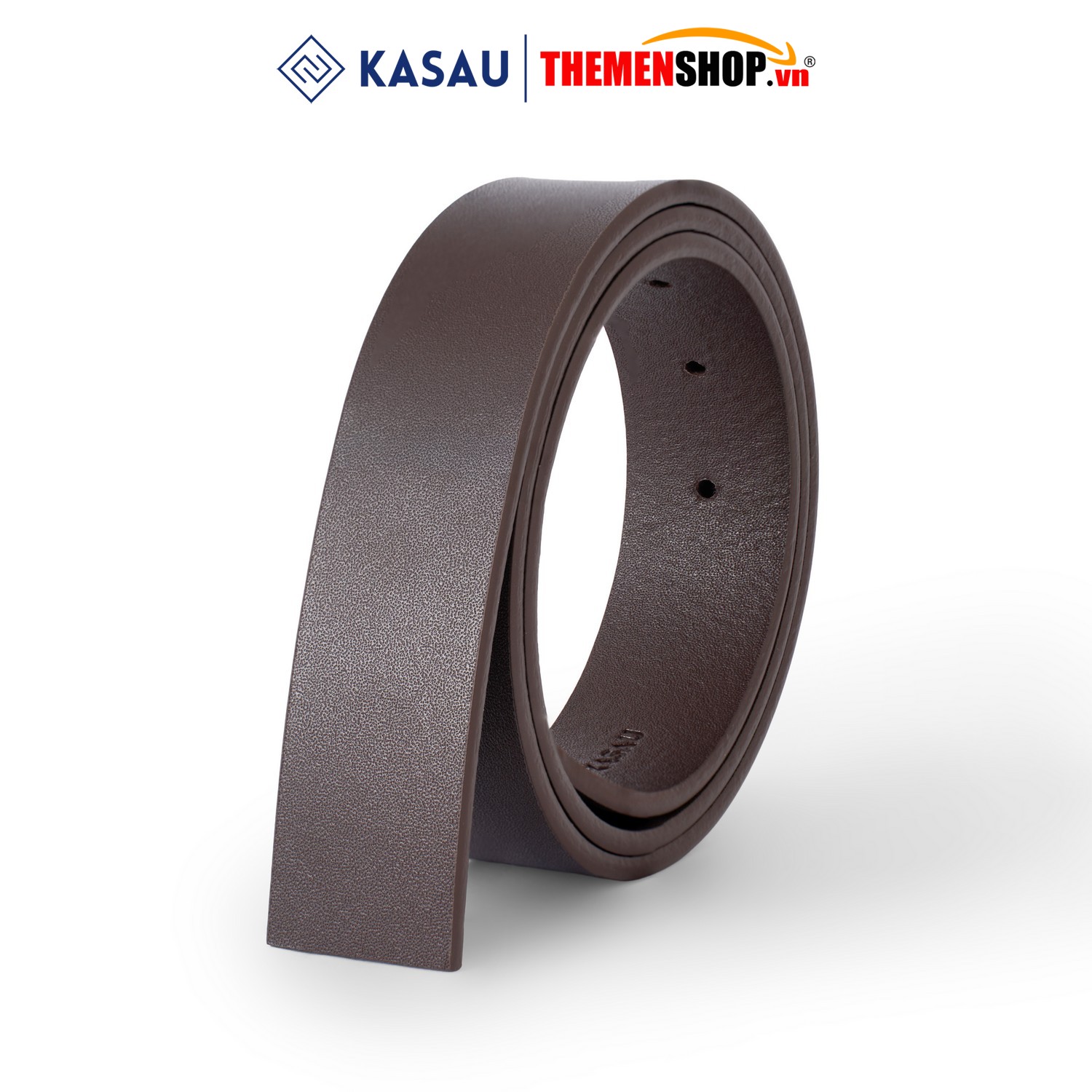 Dây thắt lưng không mặt hiệu KASAU - Khóa lỗ 3.4cm - DKS05KL34