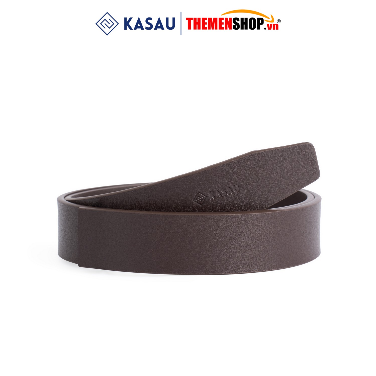Dây thắt lưng không mặt hiệu KASAU - Khóa lỗ 3.4cm - DKS05KL34