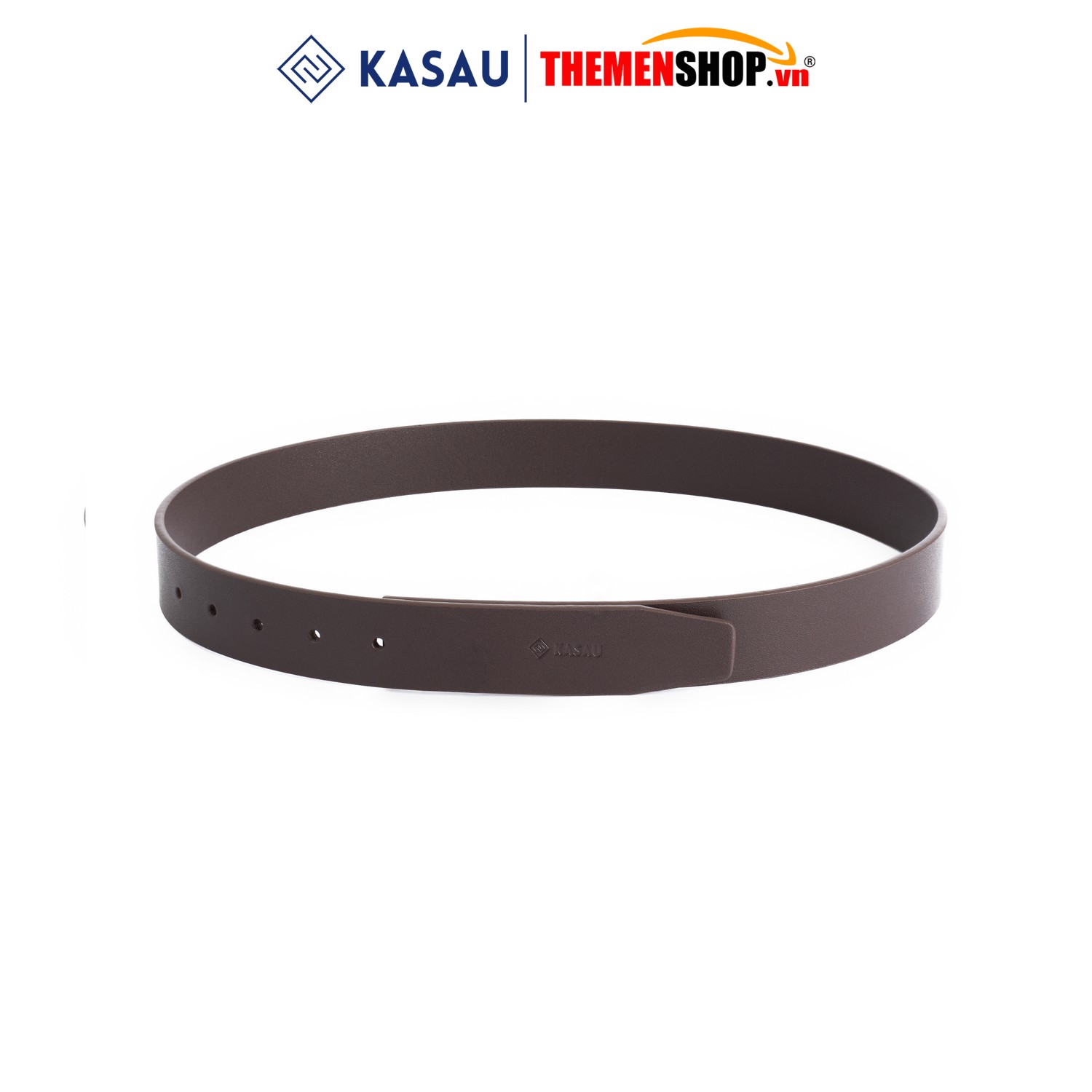 Dây thắt lưng không mặt hiệu KASAU - Khóa lỗ 3.4cm - DKS05KL34