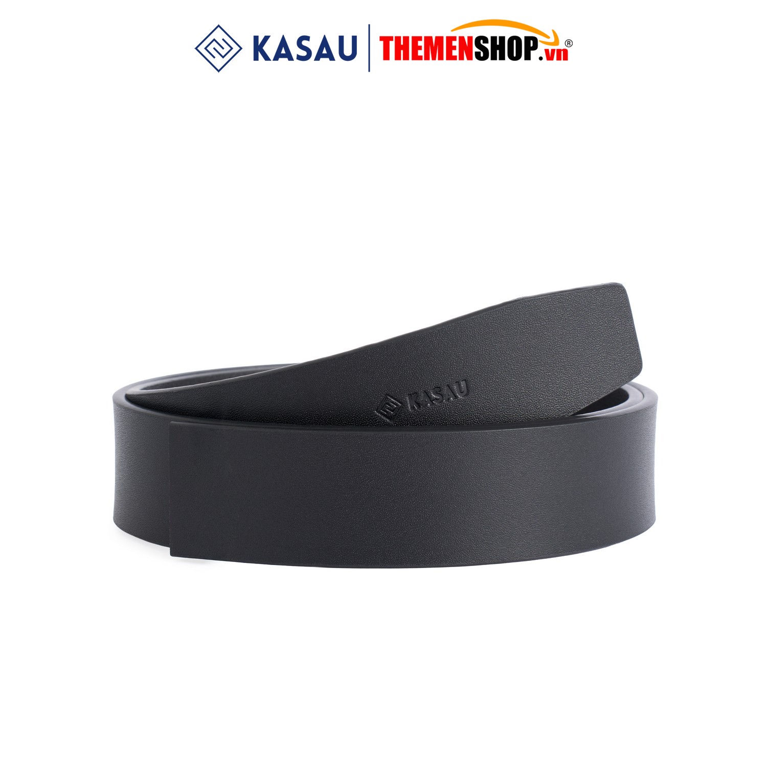 Dây thắt lưng không mặt hiệu KASAU - Khóa lỗ 3.8cm - DKS05KL38