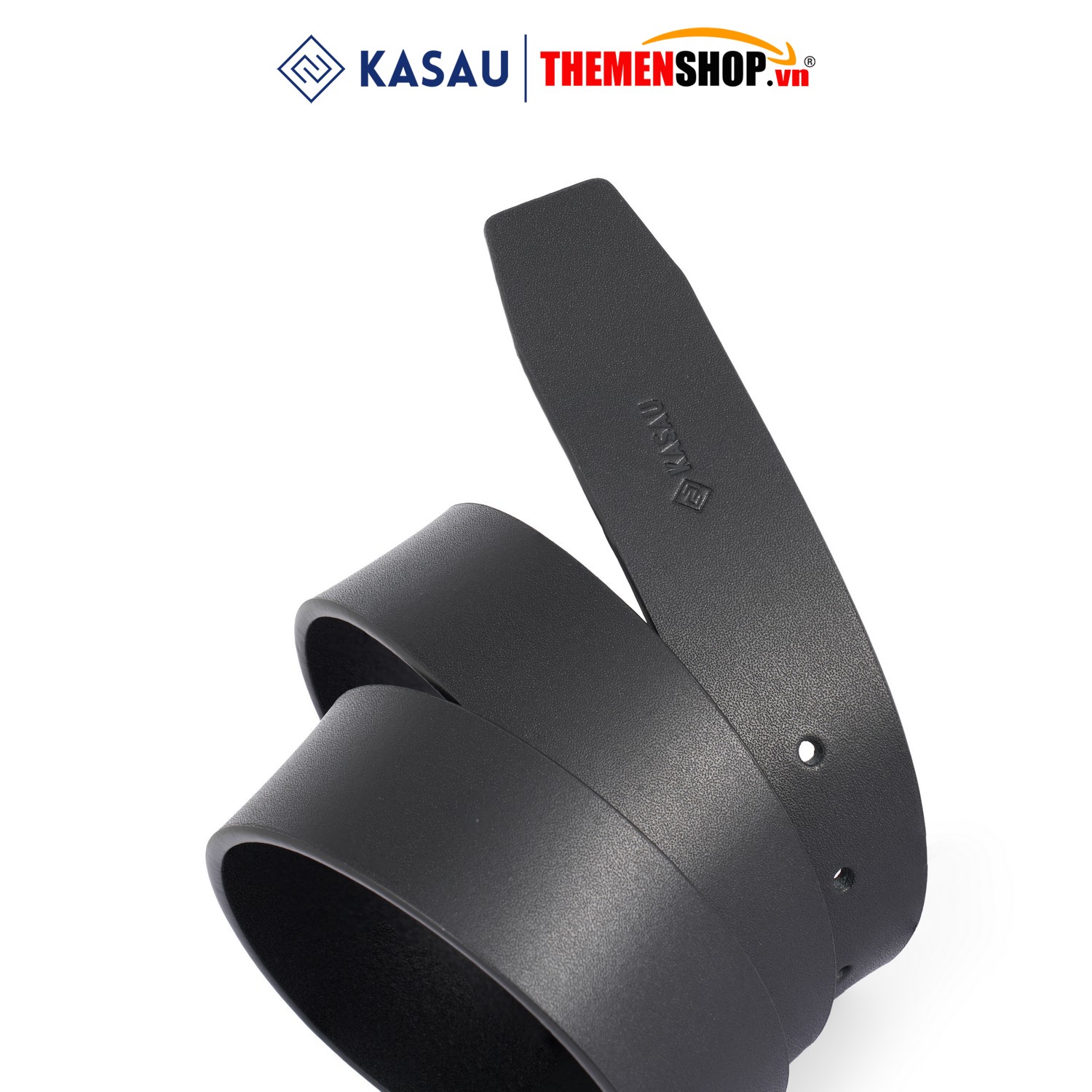 Dây thắt lưng không mặt hiệu KASAU - Khóa lỗ 3.8cm - DKS05KL38