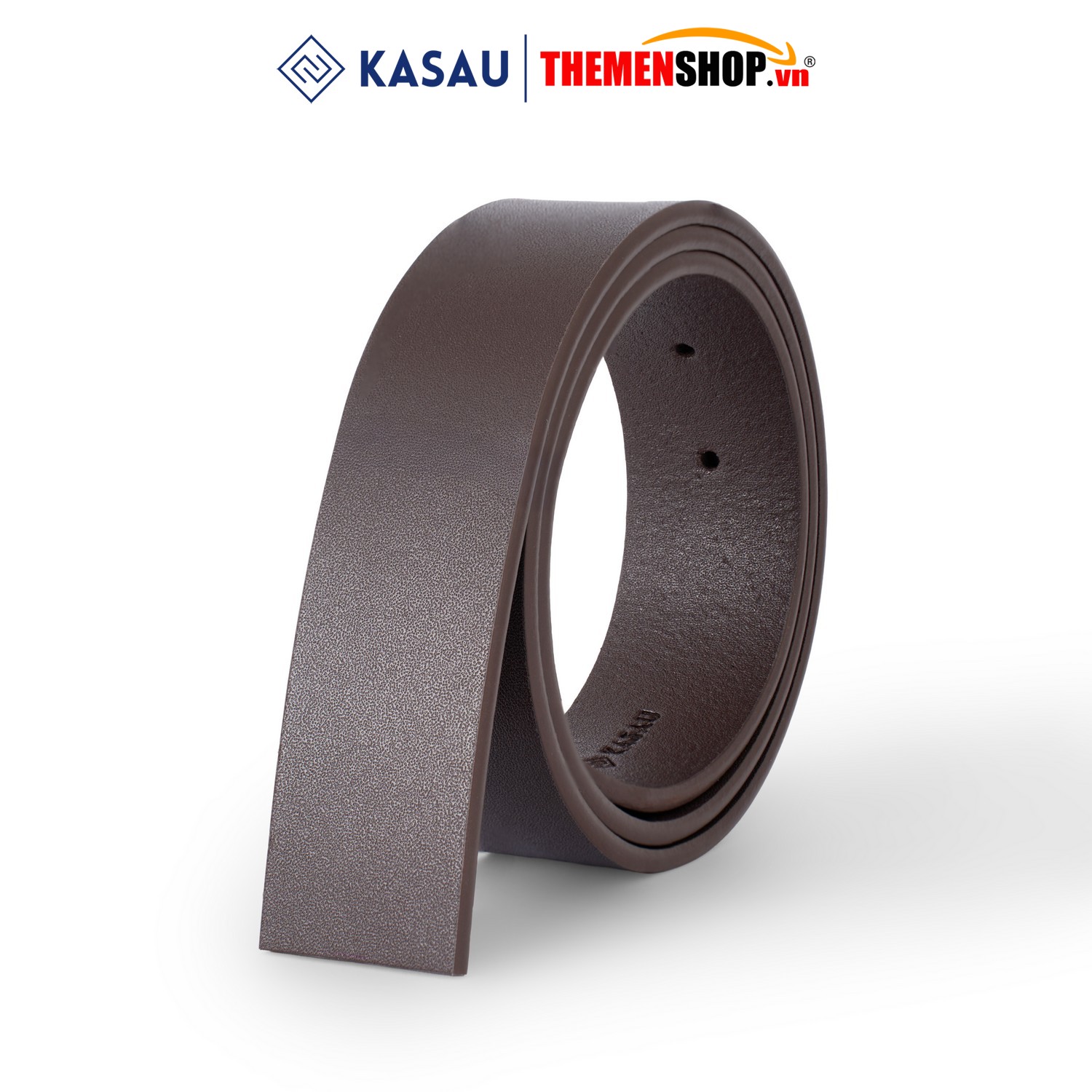 Dây thắt lưng không mặt hiệu KASAU - Khóa lỗ 3.8cm - DKS05KL38