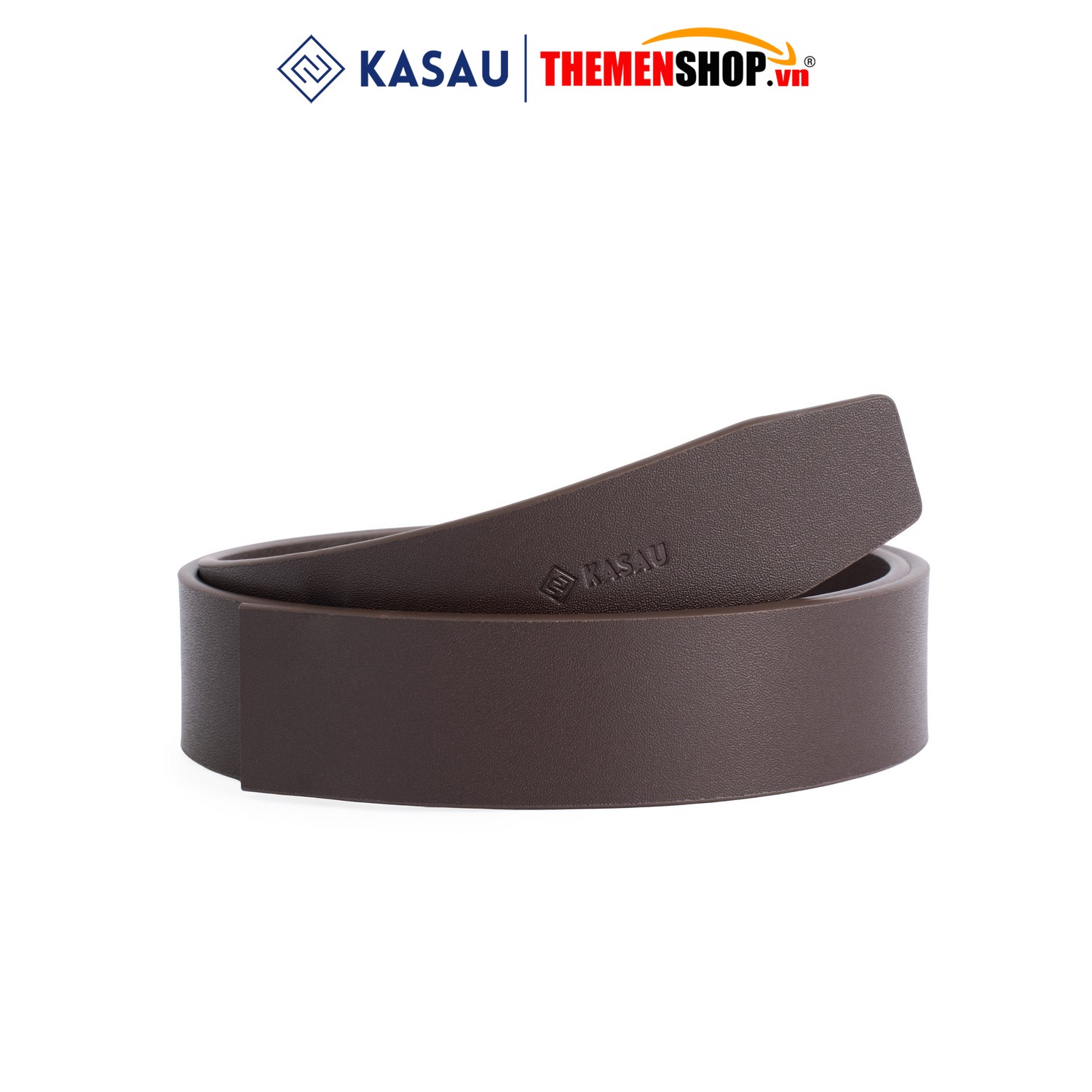 Dây thắt lưng không mặt hiệu KASAU - Khóa lỗ 3.8cm - DKS05KL38