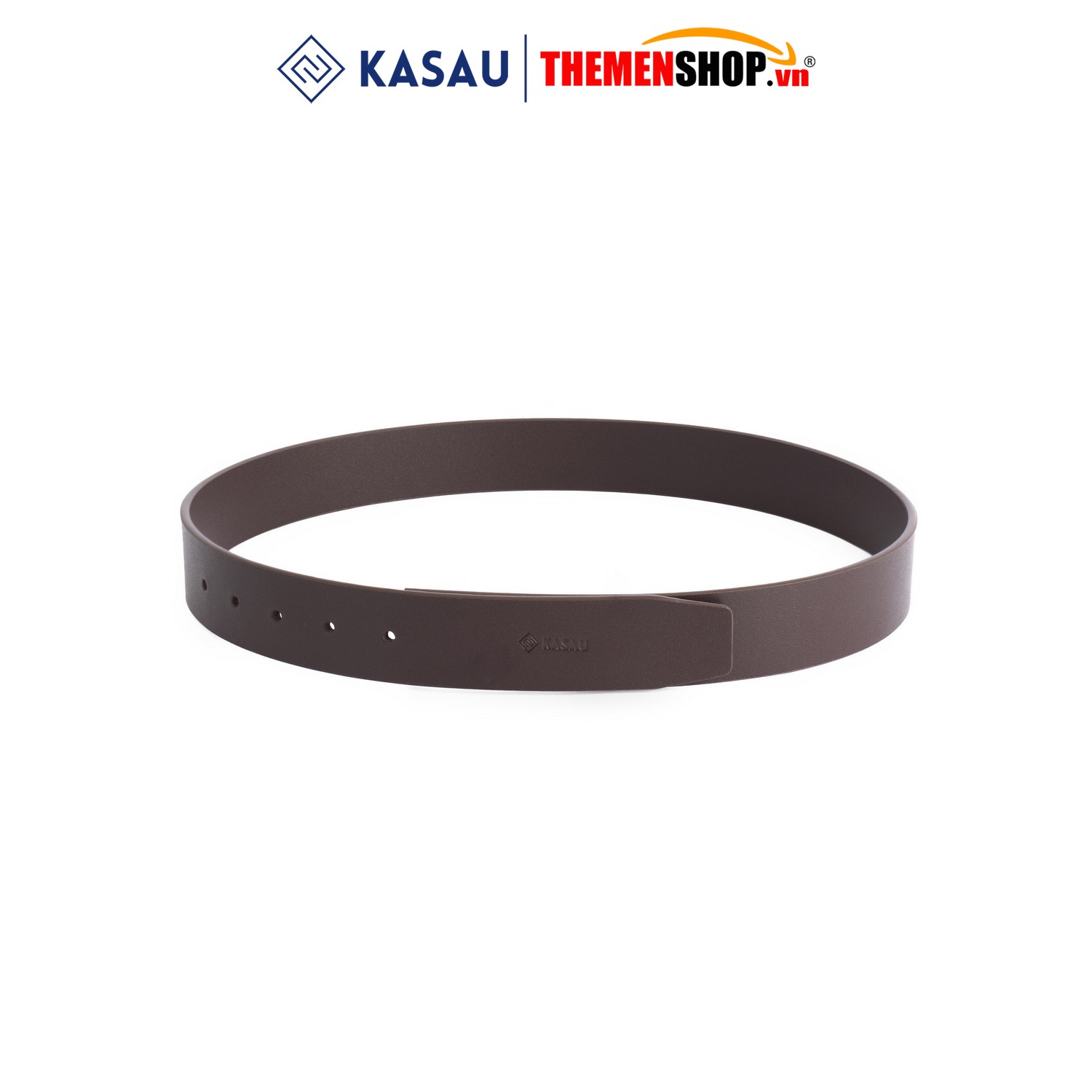 Dây thắt lưng không mặt hiệu KASAU - Khóa lỗ 3.8cm - DKS05KL38