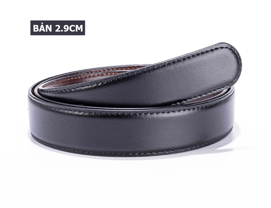 Dây thắt lưng nam da bò 2 mặt bản 3.4cm D2M3400