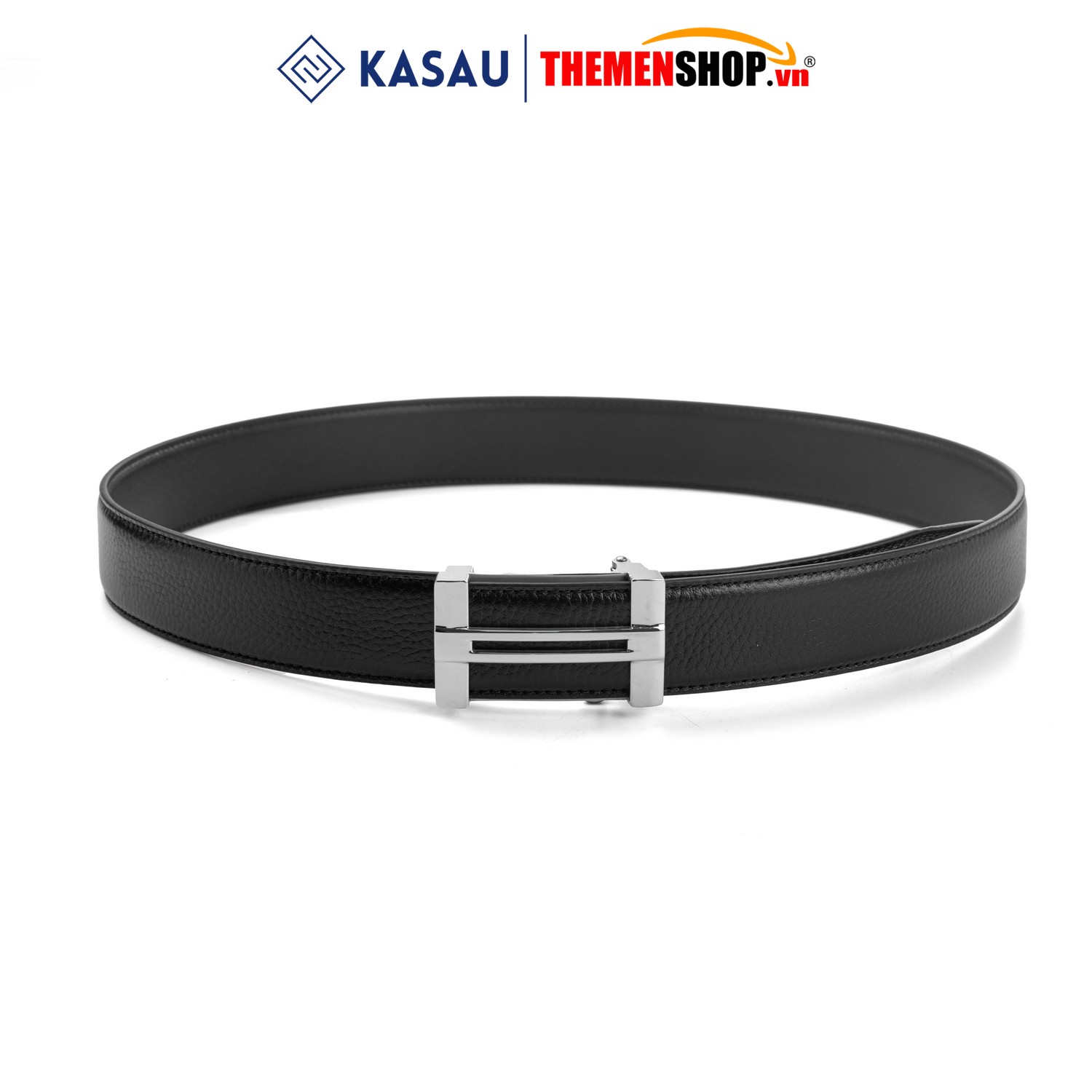 Dây thắt lưng nam khóa tự động hiệu KASAU bản 3.5cm KS02TD35