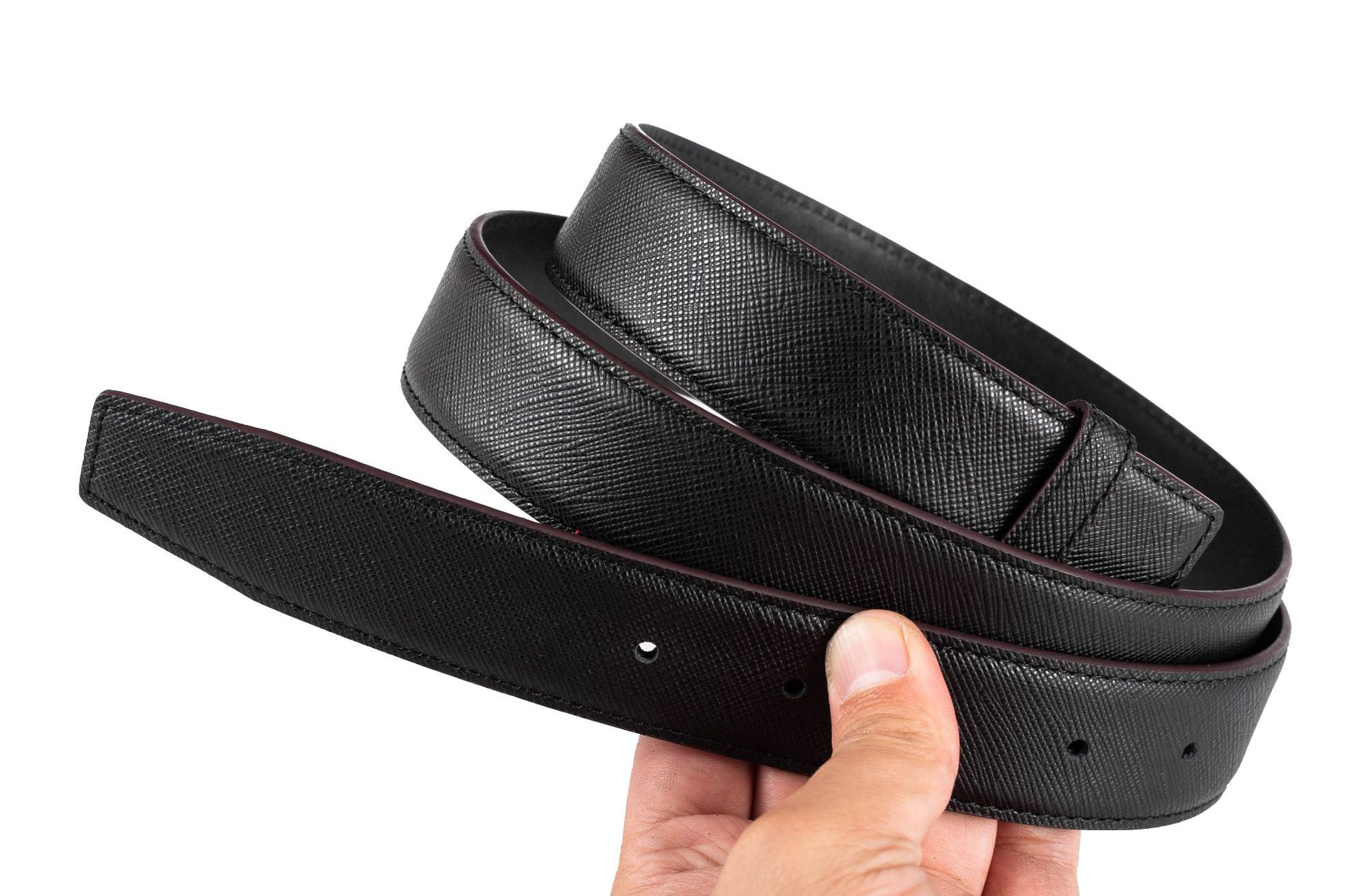 Dây thắt lưng khóa lỗ không mặt bản 3.2cm KL3201