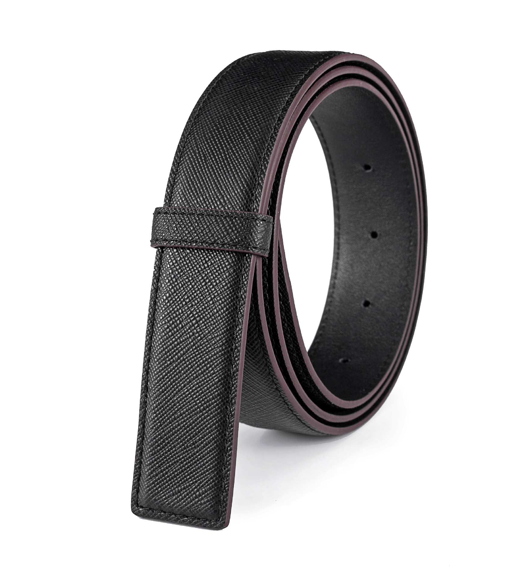 Dây thắt lưng khóa lỗ không mặt bản 3.2cm KL3201