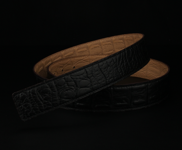 Dây thắt lưng không mặt vân cá sấu KL3404