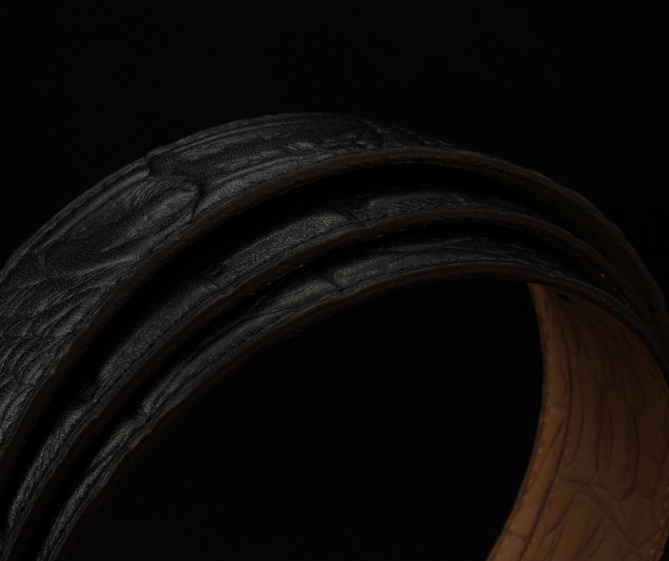 Dây thắt lưng không mặt vân cá sấu KL3404