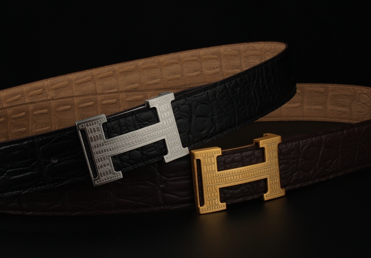 Dây thắt lưng không mặt vân cá sấu KL3404