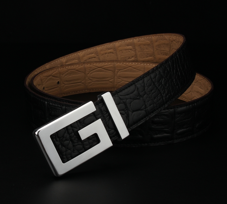 Dây thắt lưng không mặt vân cá sấu KL3404