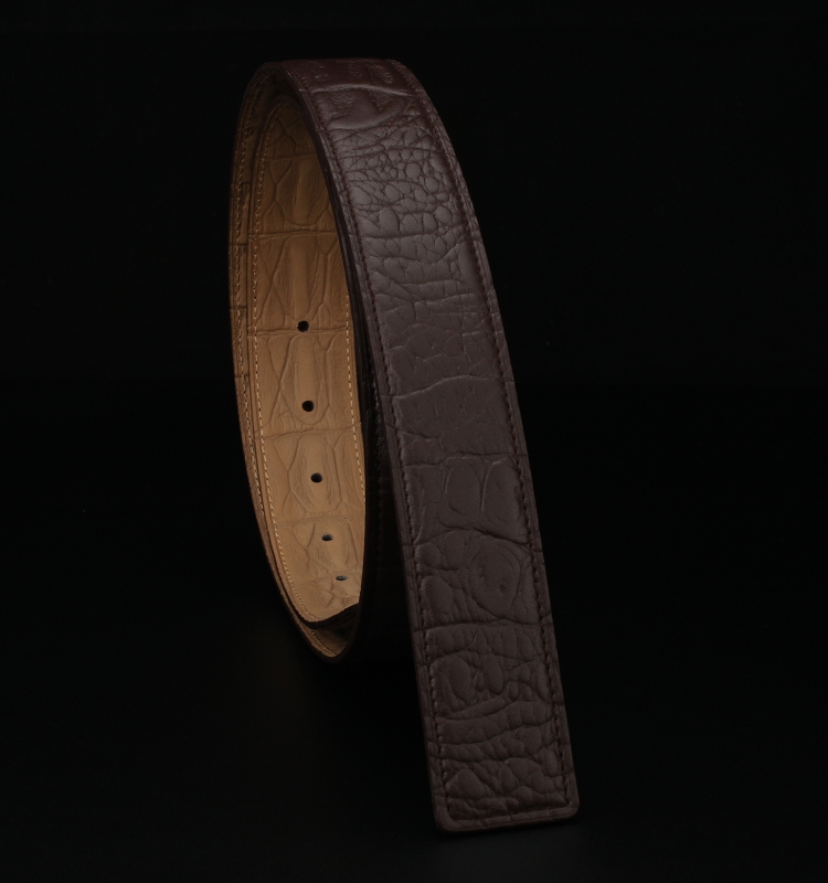 Dây thắt lưng không mặt vân cá sấu KL3404