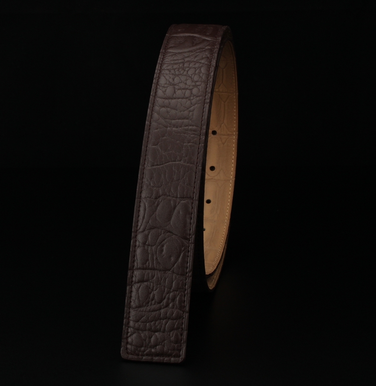 Dây thắt lưng không mặt vân cá sấu KL3404