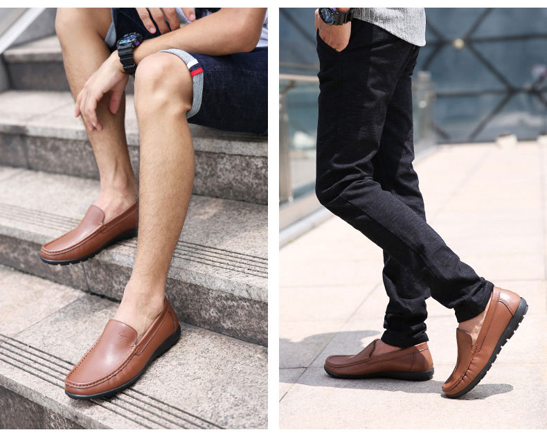 Giày lười nam cao cấp hiệu Septwolves phong cách thời trang GN001