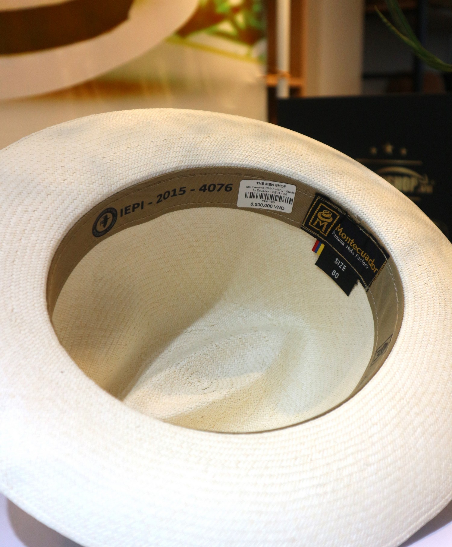 Mũ Panama Chính Hãng - Made In Ecuador - PE01