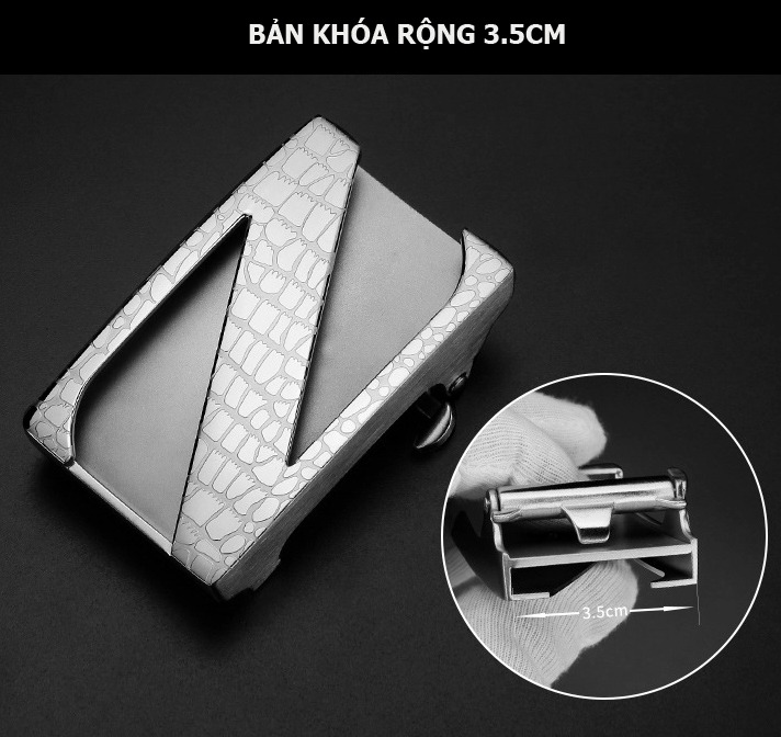 Mặt khóa thắt lưng nam khóa tự động MKG3504