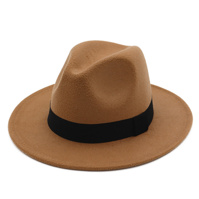 Mũ phớt nam giá rẻ vành rộng 7cm MP012