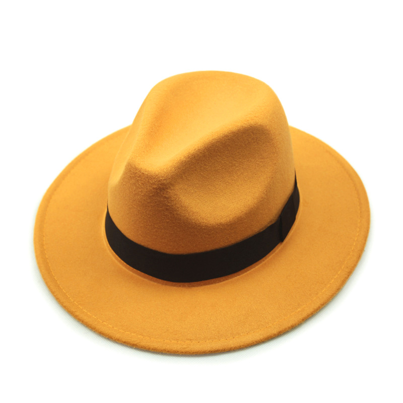 Mũ phớt nam giá rẻ vành rộng 7cm MP012