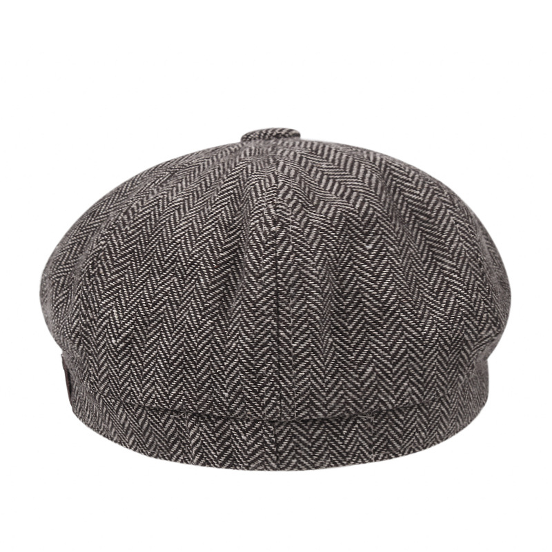 Mũ beret bát giác nam phong cách cổ điển Anh BR050