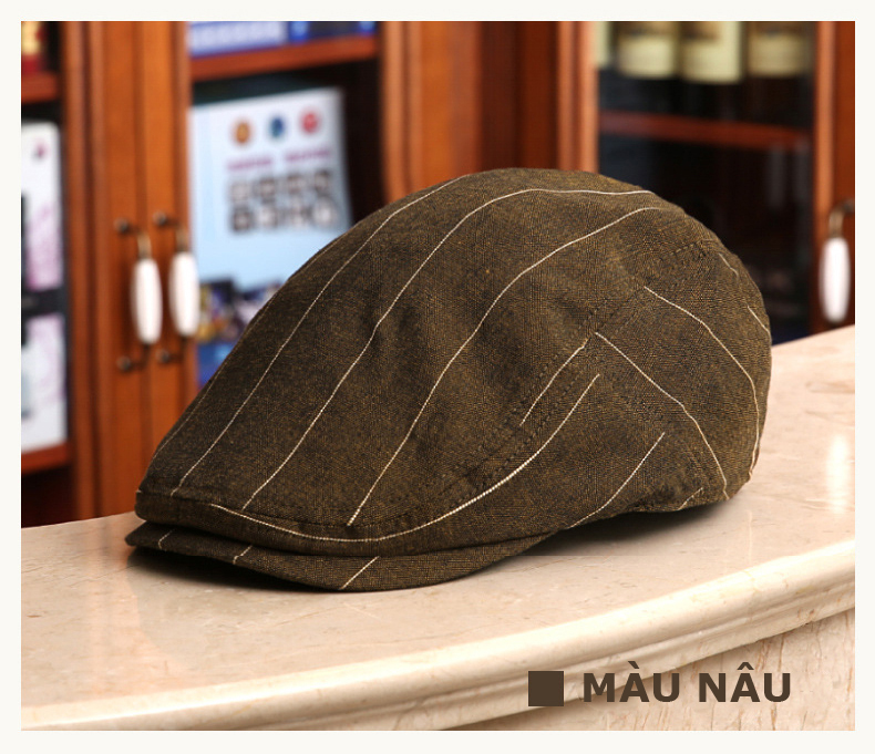 Mũ beret nam phong cách Hàn Quốc BR072