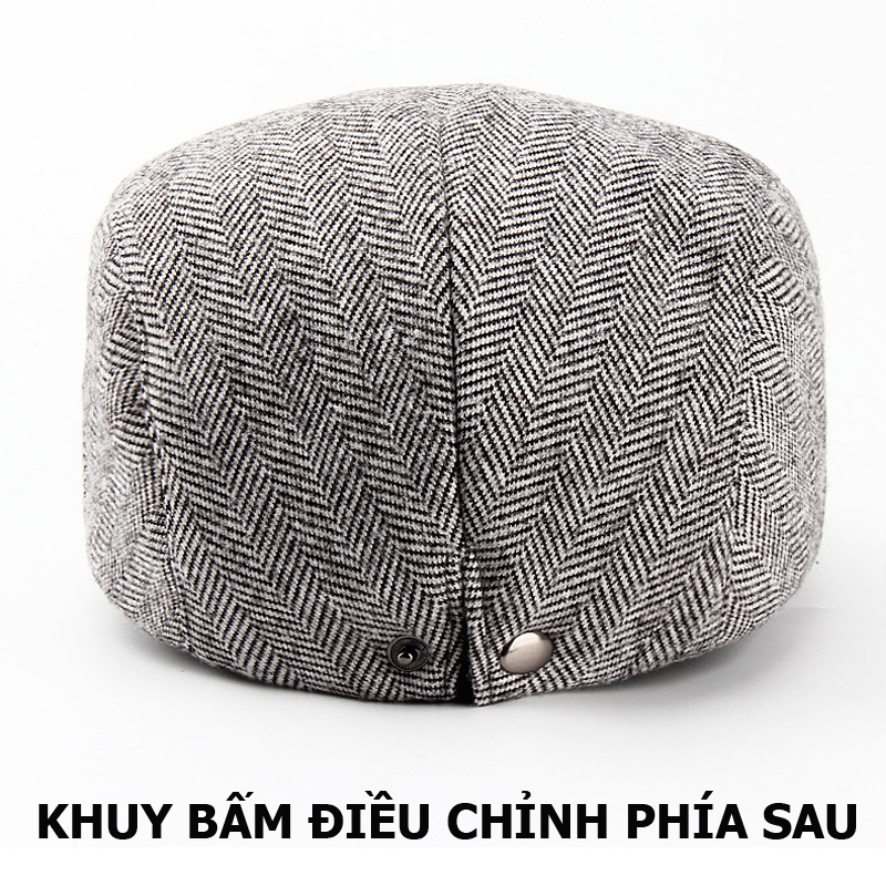 Nón beret nam phong cách thời trang BR039