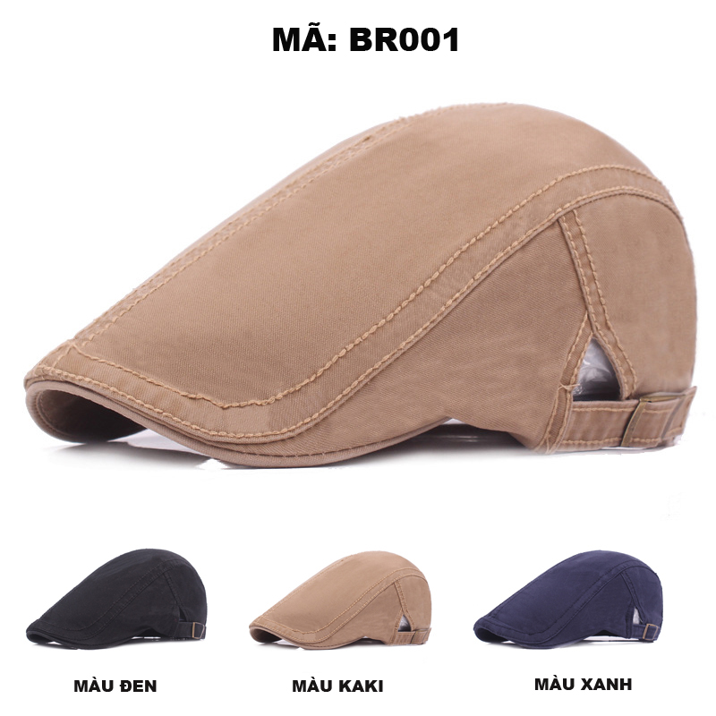 Mũ beret nam BR001 phong cách thời trang