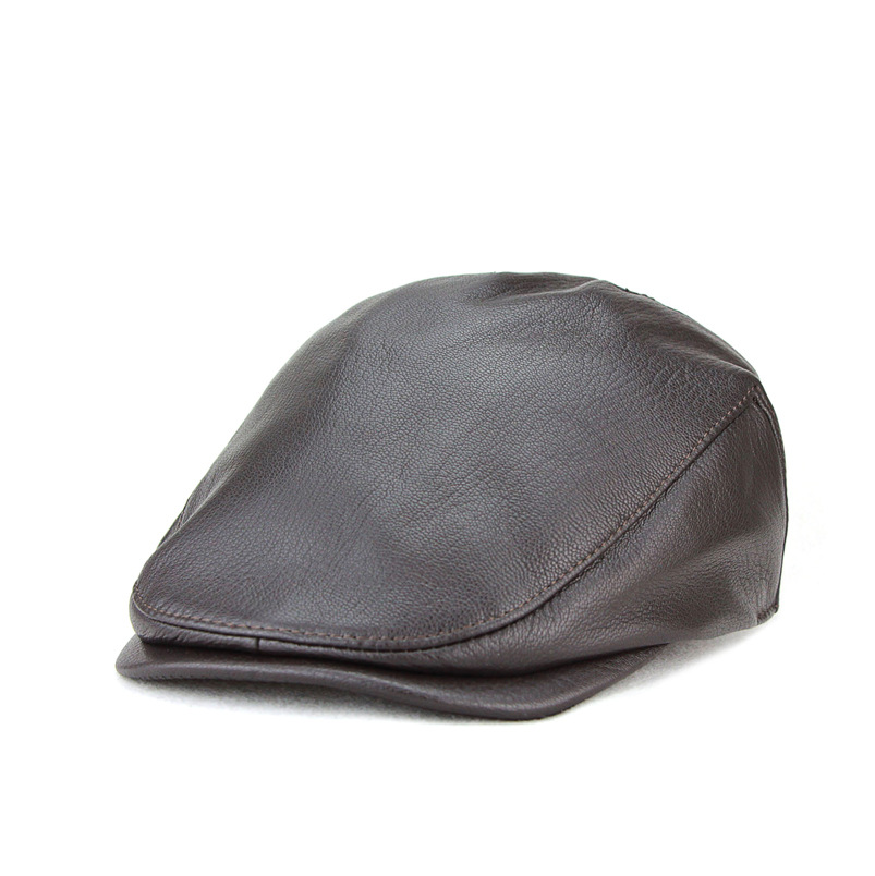 Mũ beret nam da cừu cao cấp WP2030