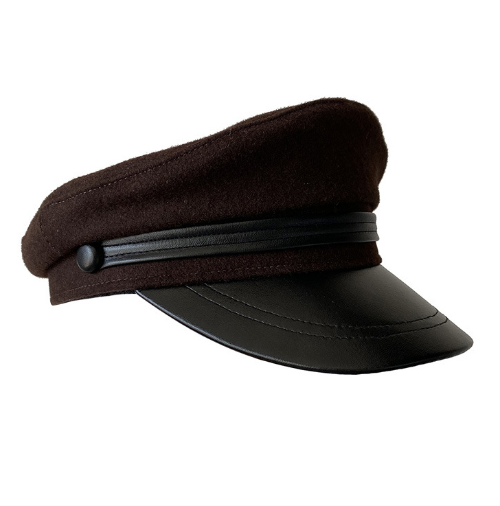 Nón Hải Quân đẹp viền da cao cấp BR030