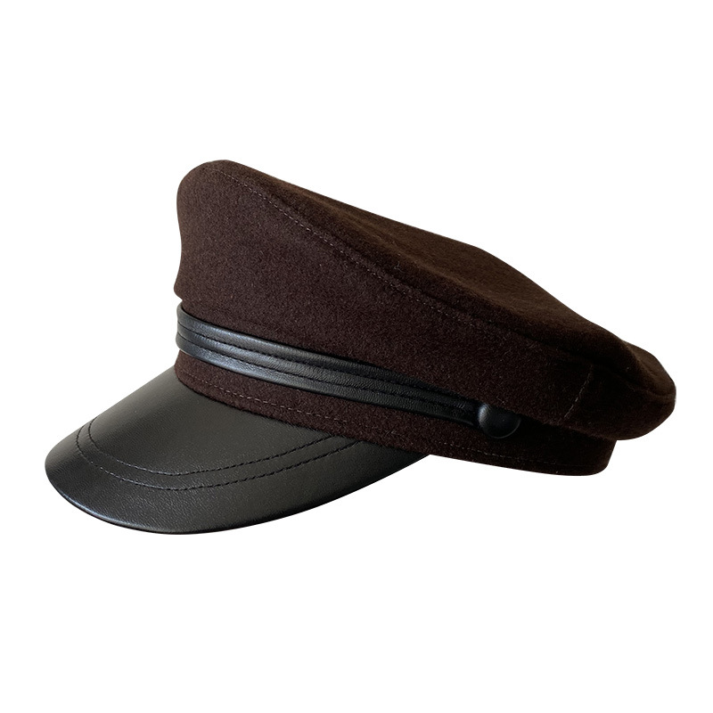 Nón Hải Quân đẹp viền da cao cấp BR030