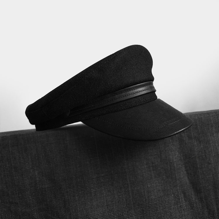 Nón Hải Quân đẹp viền da cao cấp BR030