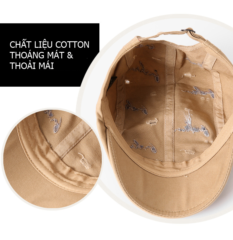 Mũ beret nam phong cách Hàn Quốc BR052
