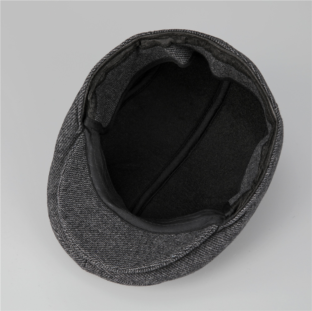 Mũ beret nam trung niên đẹp, có che tai TMS03