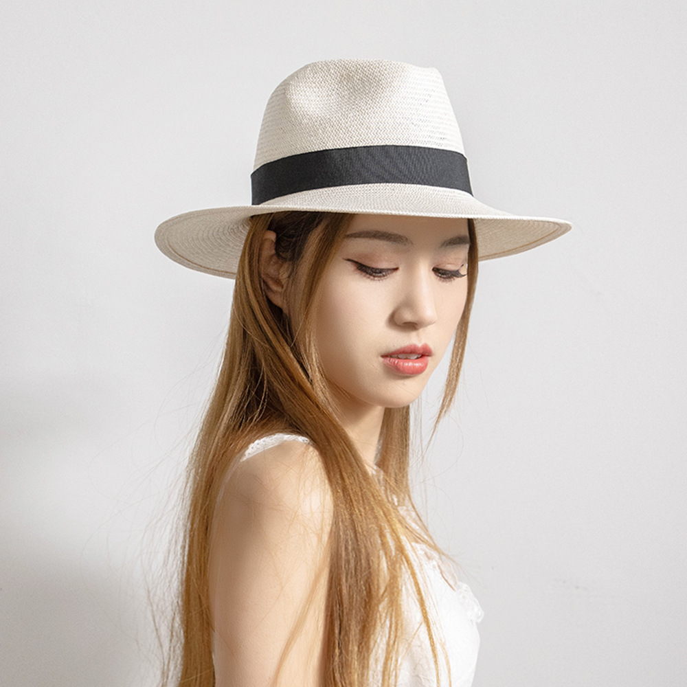 Mũ cói, mũ fedora cao cấp phong cách thời trang TMP02