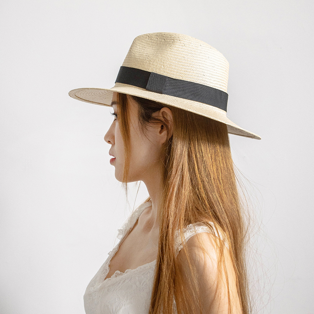 Mũ cói, mũ fedora cao cấp phong cách thời trang TMP02