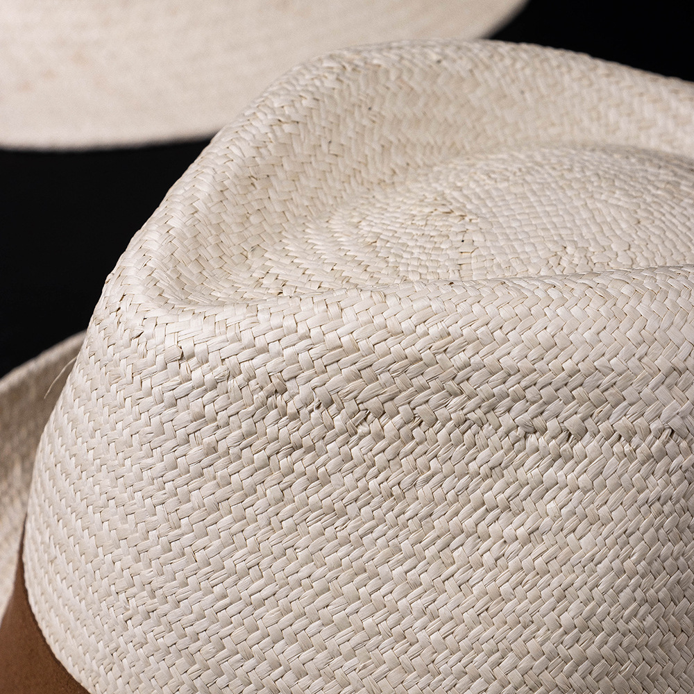 Mũ cói panama cao cấp vành nhỏ 4.5cm MP058