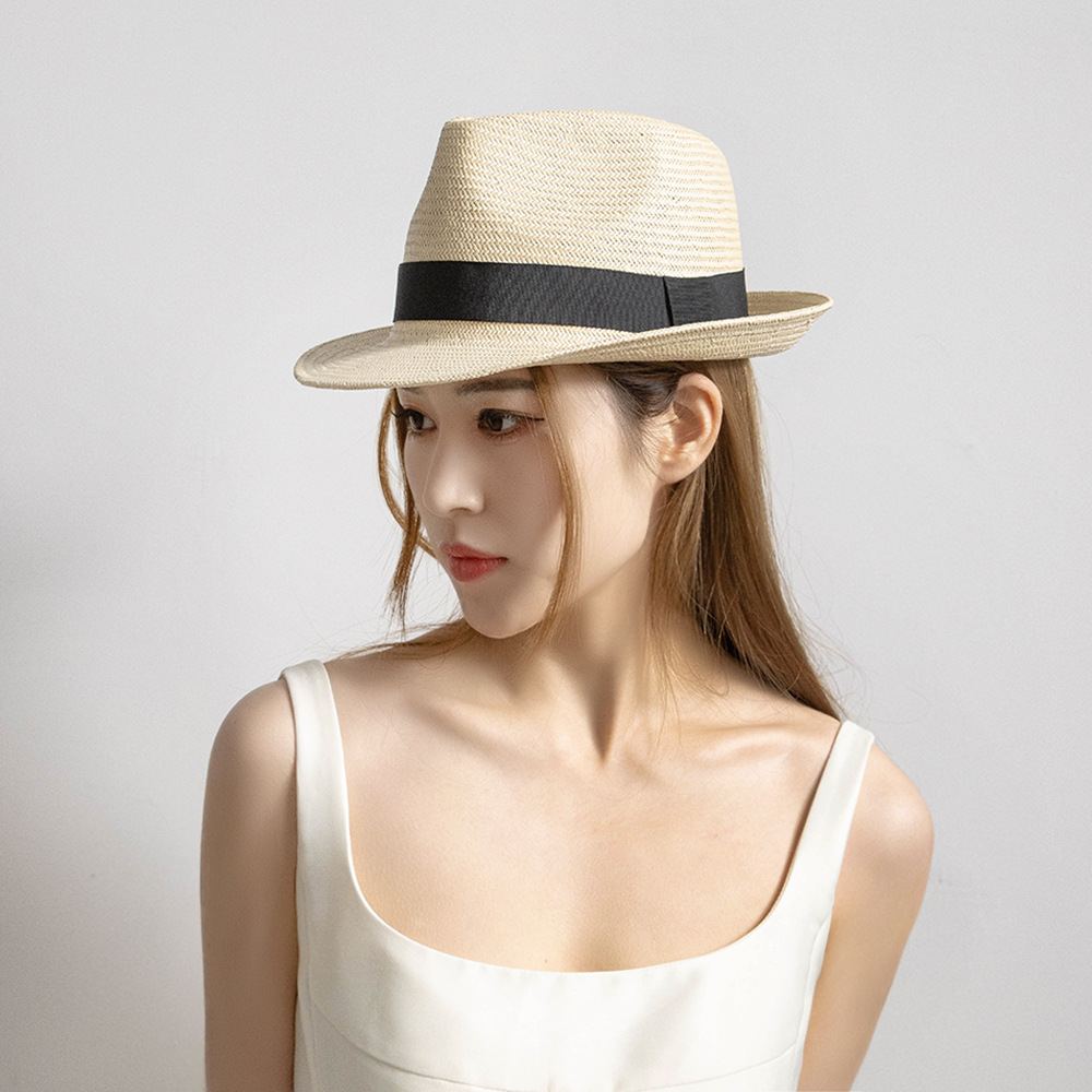 Mũ cói nam vành nhỏ phong cách cổ điển TMP01