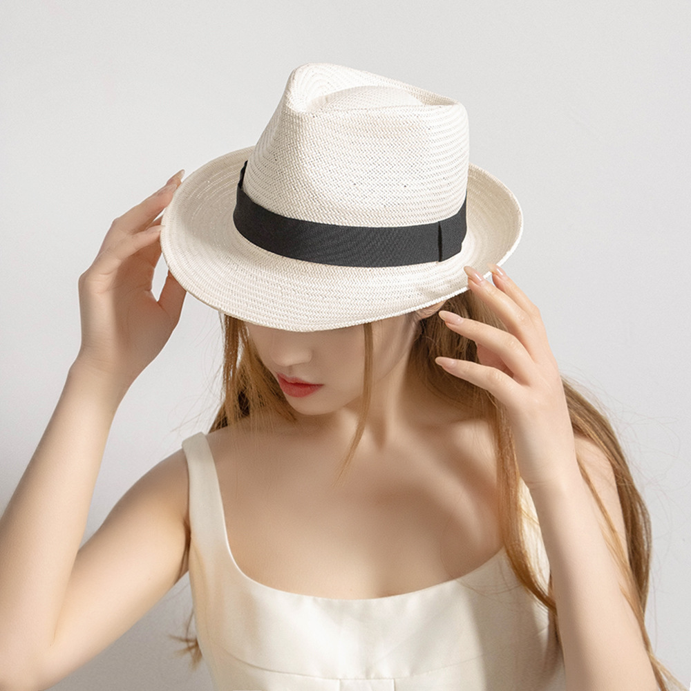 Mũ cói nam vành nhỏ phong cách cổ điển TMP01