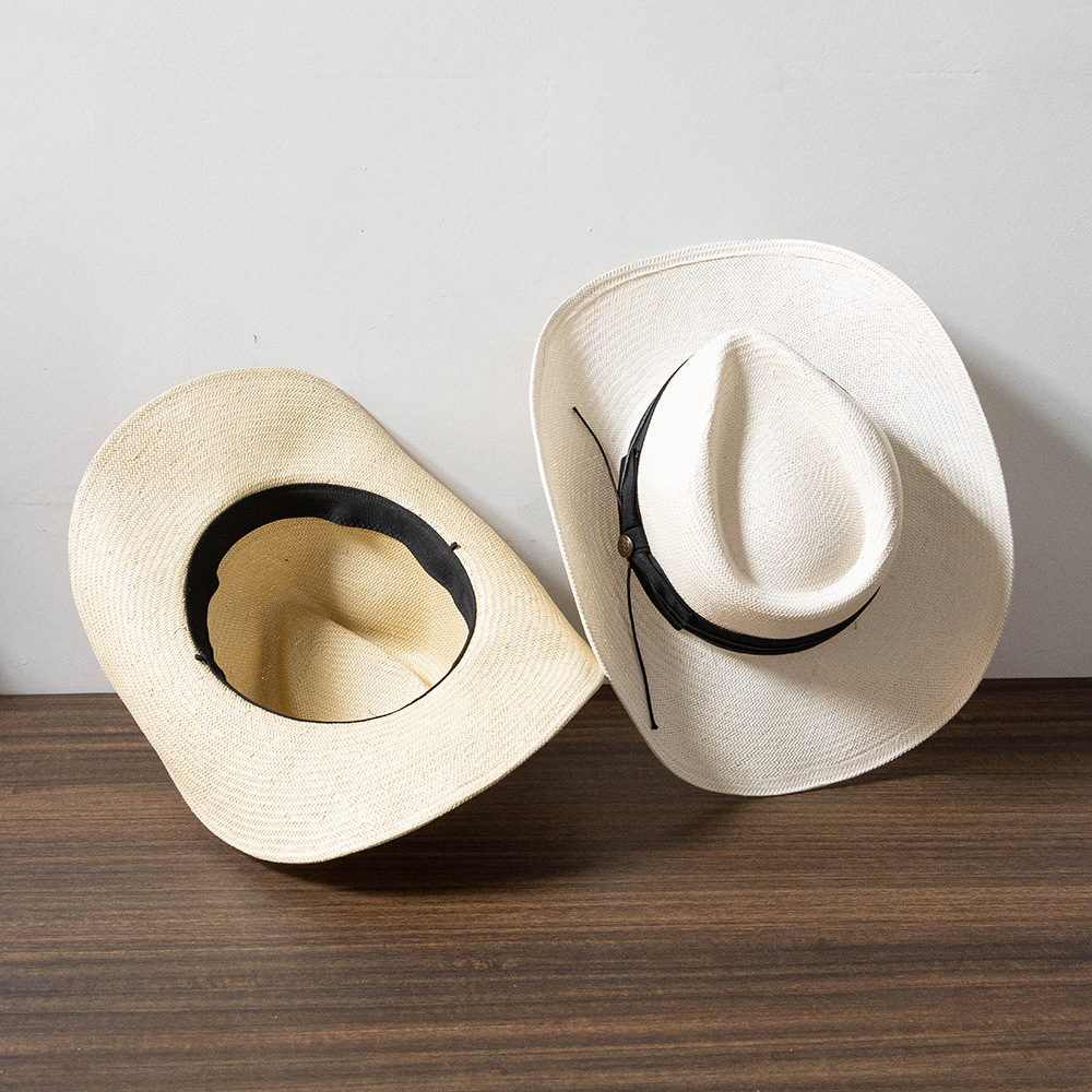 Mũ cói nam cao cấp phong cách cao bồi TMP03