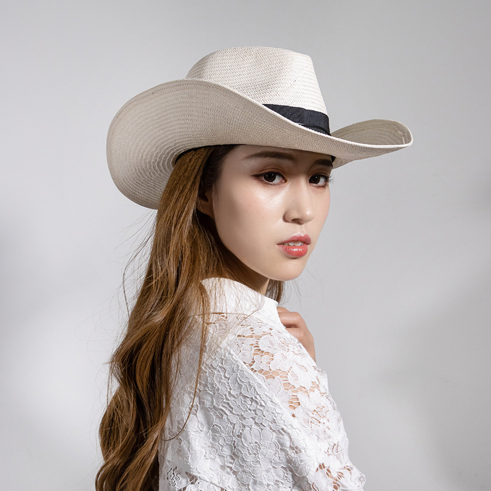 Mũ cói nam cao cấp phong cách cao bồi TMP03